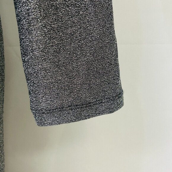Veronica Beard Cyrus Gunmetal Metallic Ruched Sheath Dress Sz L Long Sleeves NWT - Picture 9 of 14